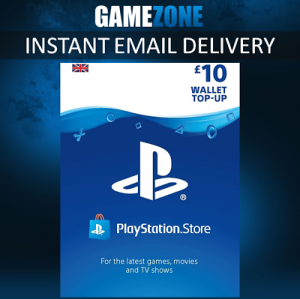 flowers video games and consoles £10 UK PlayStation PSN Card GBP Wallet Top Up | Pounds PSN Store Code | PS4 PS5
