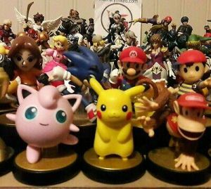 flowers video games and consoles Super Smash Bros Amiibo Character Figures Lot Nintendo Collection