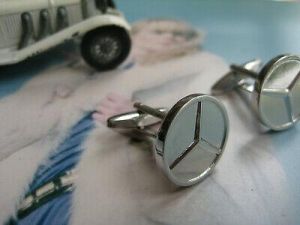 noble MERCEDES cuff links Manschettenknöpfe Benz Merzedes cufflinks запонки